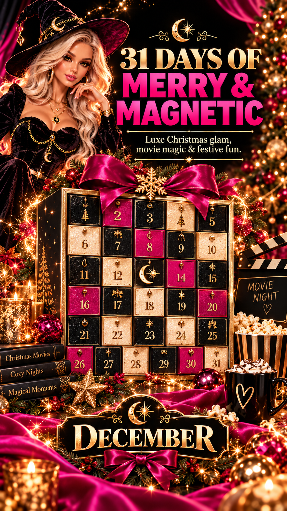 December Merry and Magnetic calendar preview