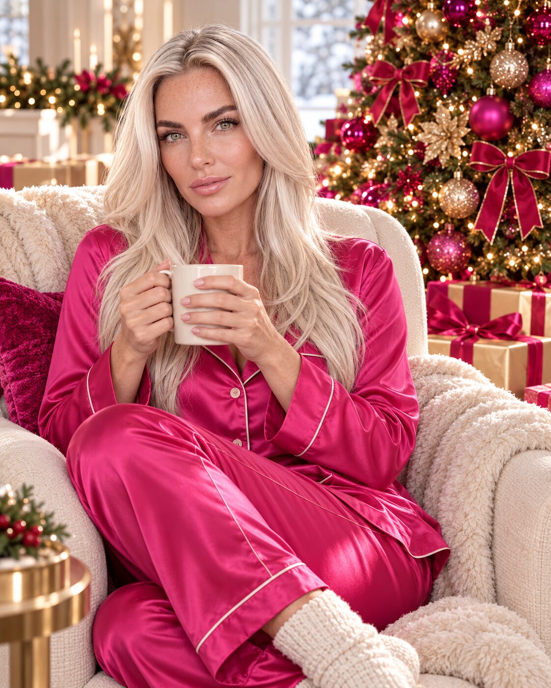 December Christmas avatar prompt sample